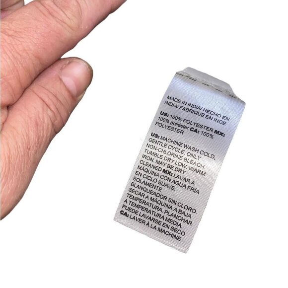 PLUS size polka dot shift dress xxl, grey and white. V neck s/s nwot 23' wide - Picture 4 of 6